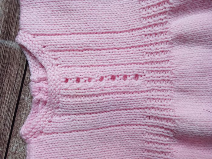 Robe tricot rose - photo numéro 6