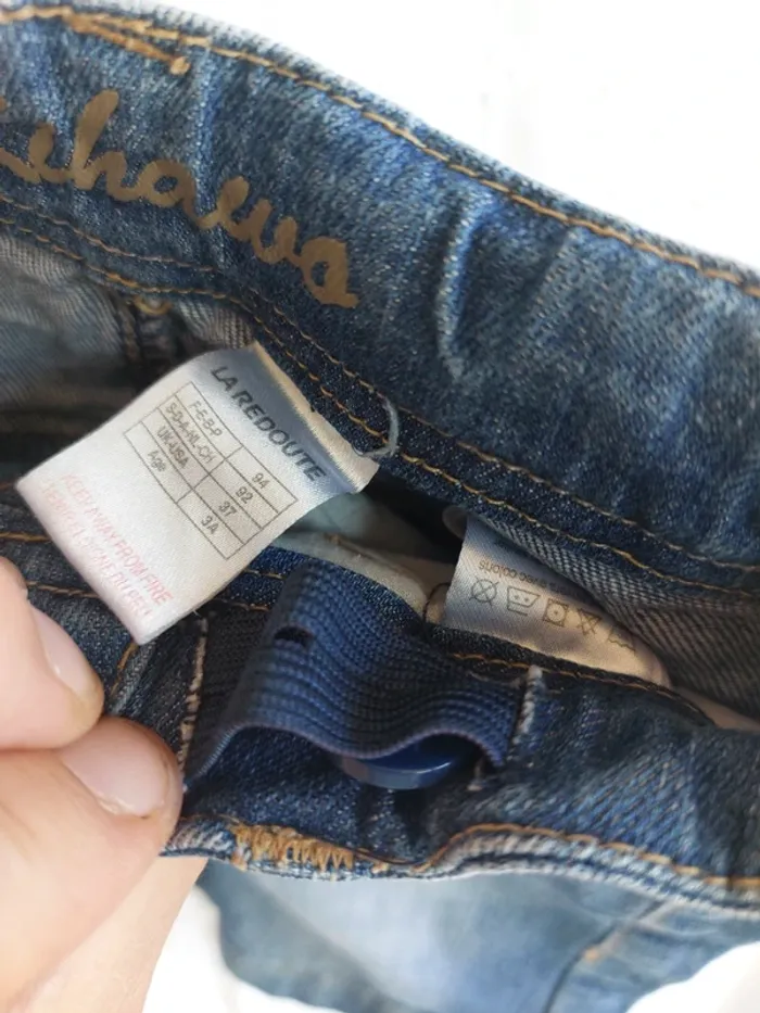 Jupe en jean La Redoute 94 cms => 3 ans - photo numéro 4