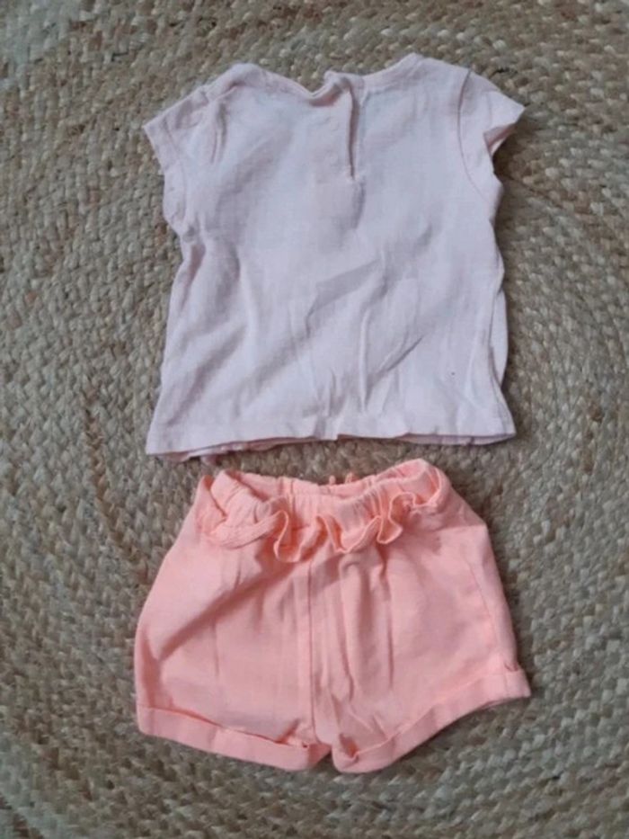 Tenue tee-shirt et short Tape à l'oeil 3 mois - photo numéro 4