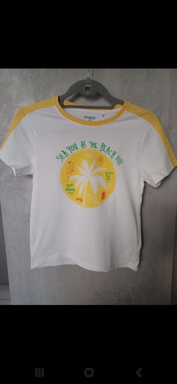 Tee-shirt imprimé tropical à manches courtes