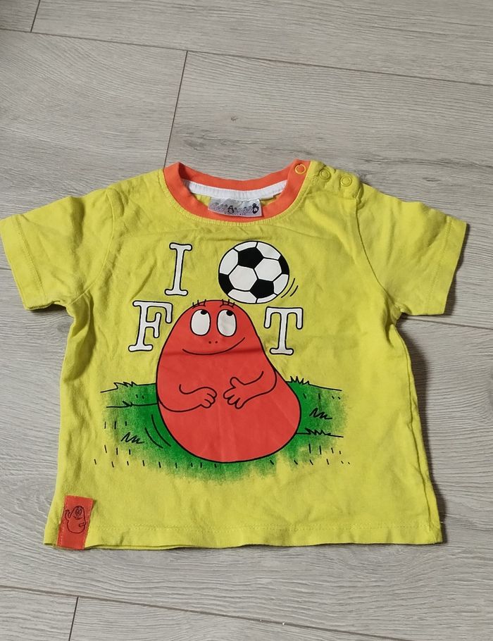 T-shirt MC garçon 12 mois Barbapapa