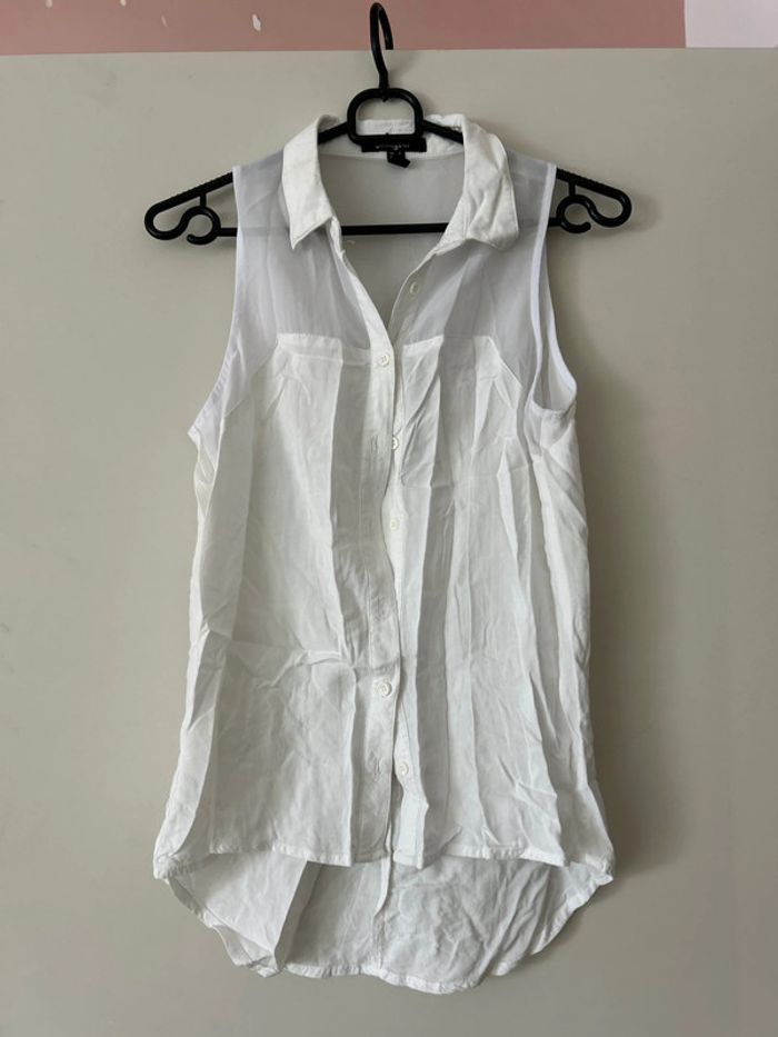Lot 3 chemises asymétrique sans manches - photo numéro 3