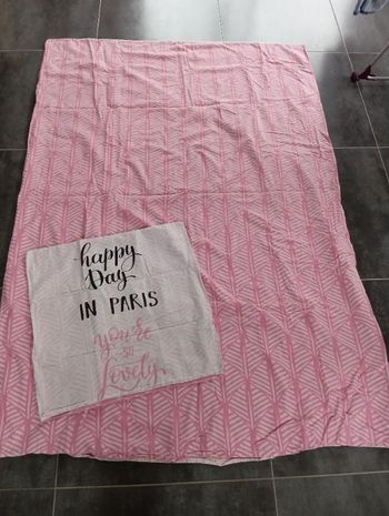 Housse de couette et taie d'oreiller