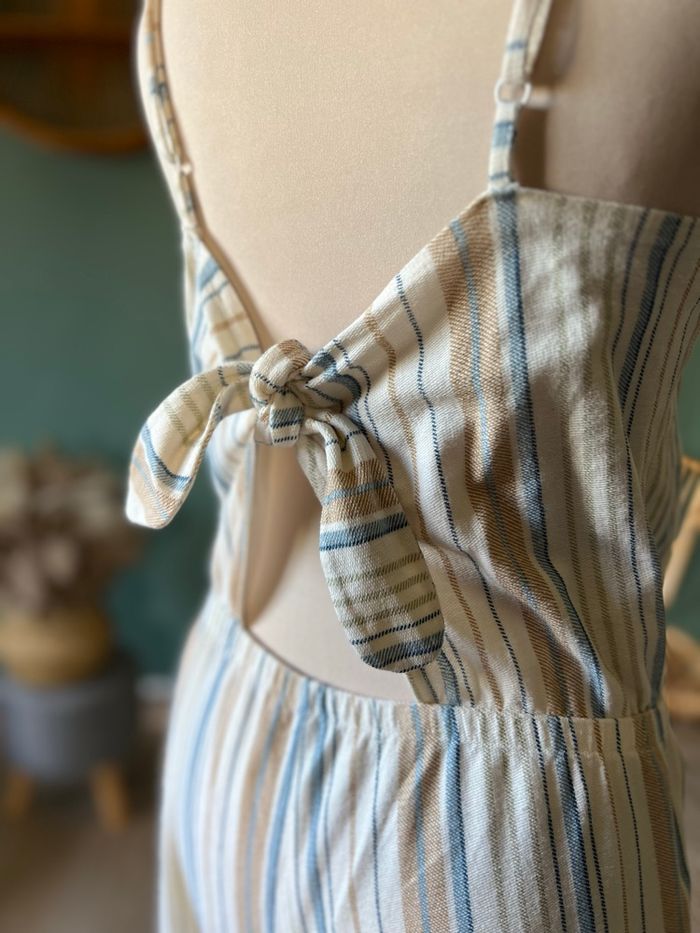 Combinaison 🩵💛🤍 rayée Creeks 16 ans - photo numéro 5