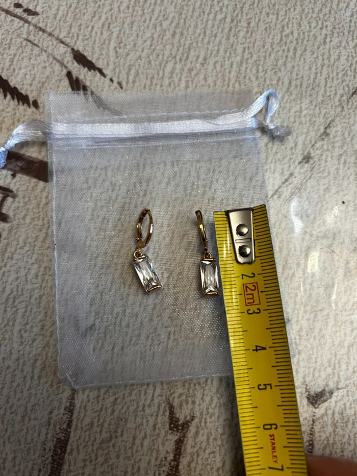 Boucles d’oreilles en acier inoxydable - photo numéro 3