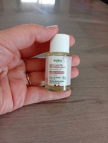 Huile lactée démaquillante 15 ml endro