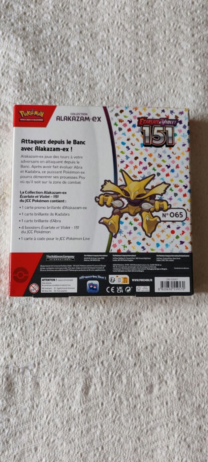 Coffret Pokémon Alakazam ex - photo numéro 2