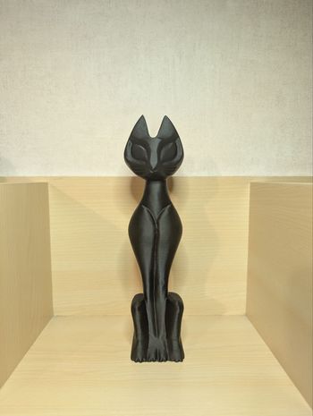 Statuette chat stylisé - Décoration 3D