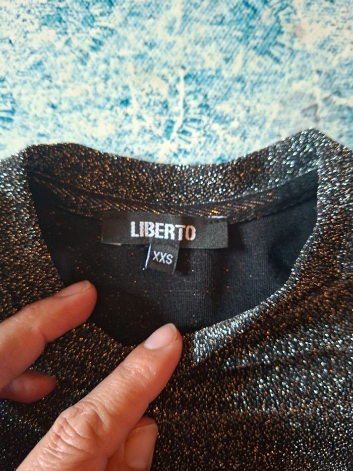 Tee-shirt pailleté XXS - photo numéro 2