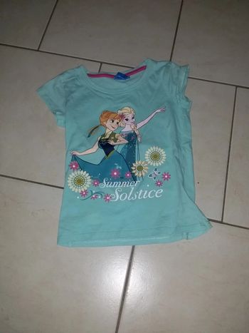 Tee shirt reine des neiges 8a