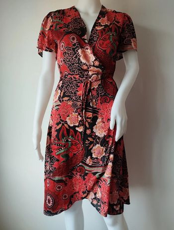 Robe fluide effet satiné Mango XS