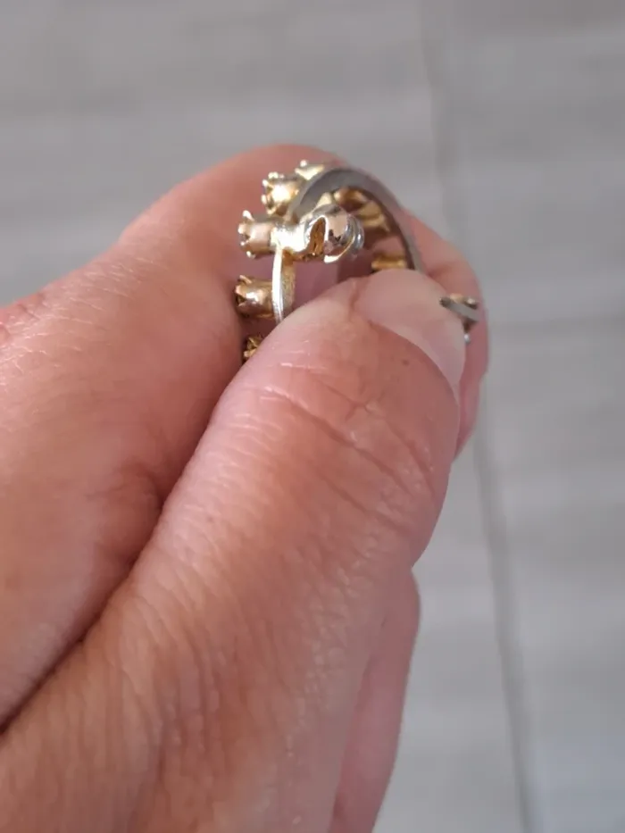 Broche ronde vintage - photo numéro 7