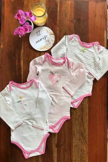 Lot de 3 bodies Orchestra 12 mois