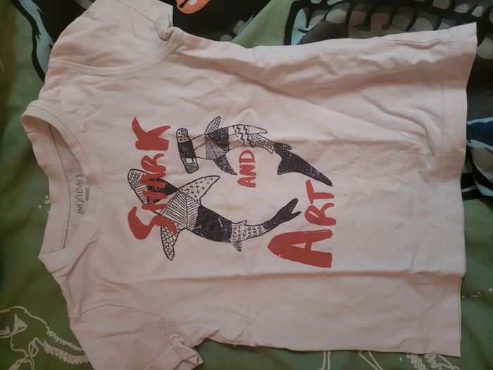 T shirt 5 ans mini tache