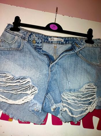 Short en jean zara taille 38