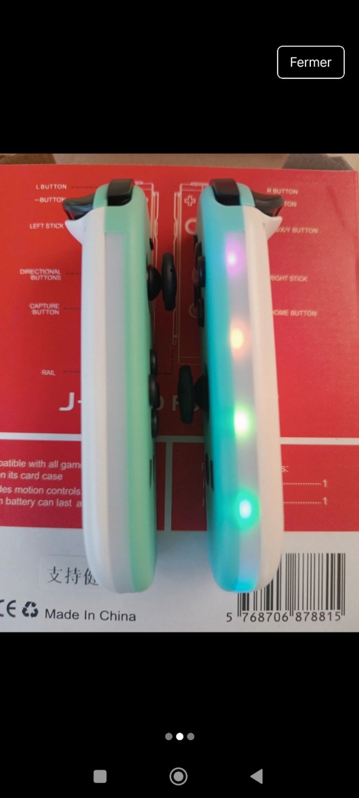 Joycon Switch pastel - photo numéro 2