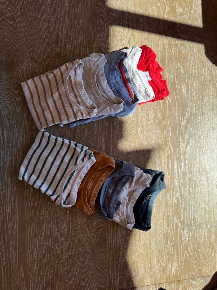 Lot de 10 tee shirts manches courtes garçon