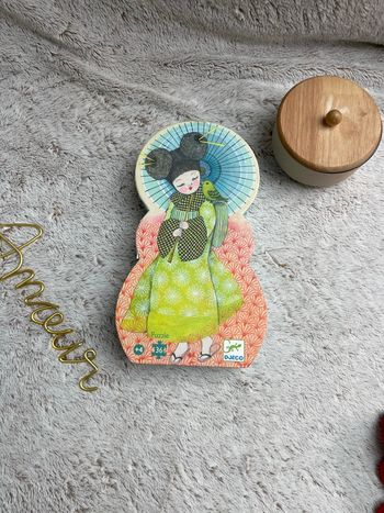 Puzzle silhouette - Kokeishi - 36 pièces - Djeco