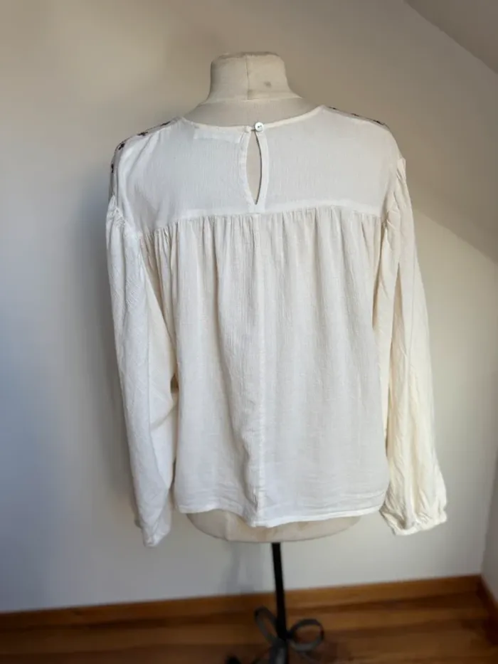 Belle blouse fluide en coton Promod 🌸 XL 42 44 - photo numéro 6