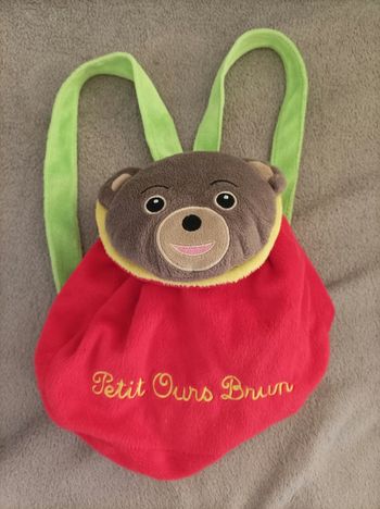 Petit sac à dos petit ours brun