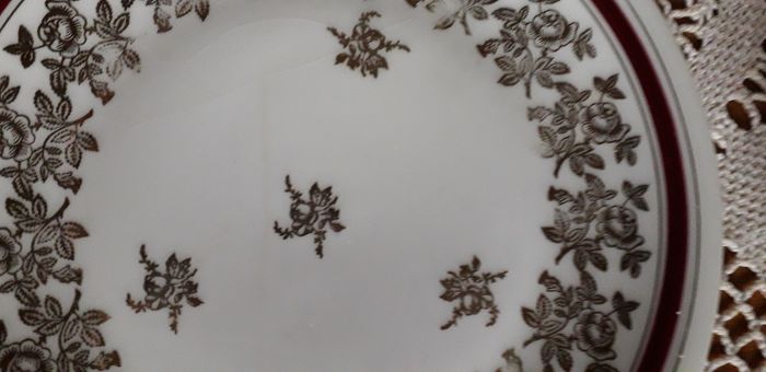 Assiettes à dessert porcelaine - photo numéro 5