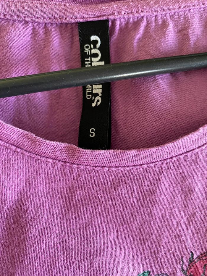 T-shirt « Not ready for Reality » Colours of the World Taille S - photo numéro 3