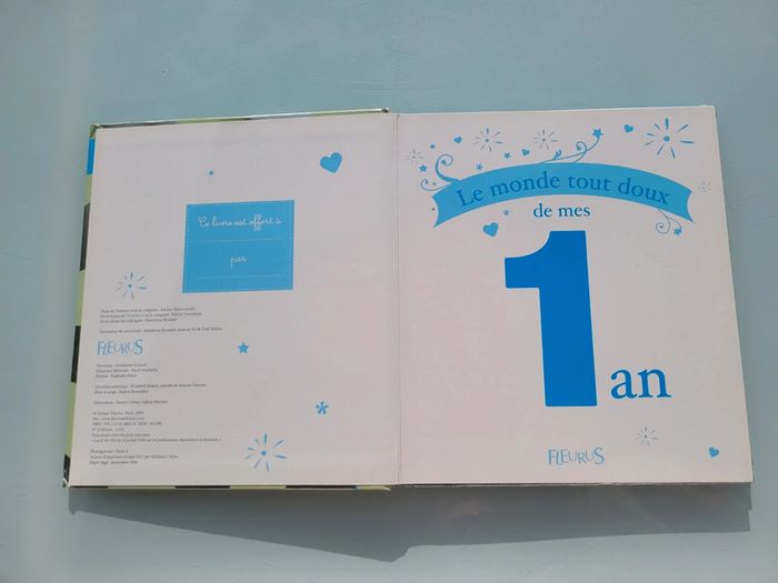 Livre couverture mousse Le Monde tout doux de mes 1 an, fleurus 53 - photo numéro 4