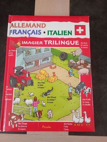 Imaginier trilingue Français Allemand Italien