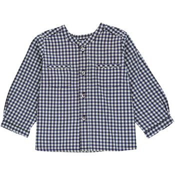 Chemise à manches longues 6 mois en coton Bonpoint