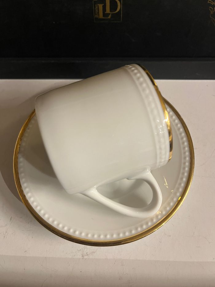 Lot de 5 tasses et 5 sous tasses à café Orialis - photo numéro 7