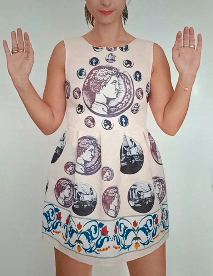 Robe cocktail patineuse art déco taille 38 - photo numéro 2