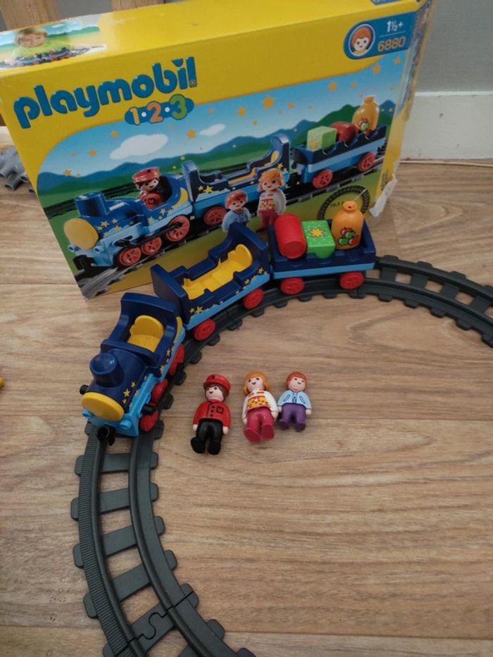 Playmobil 123 train etoilé avec voyageurs n°6880 - photo numéro 2