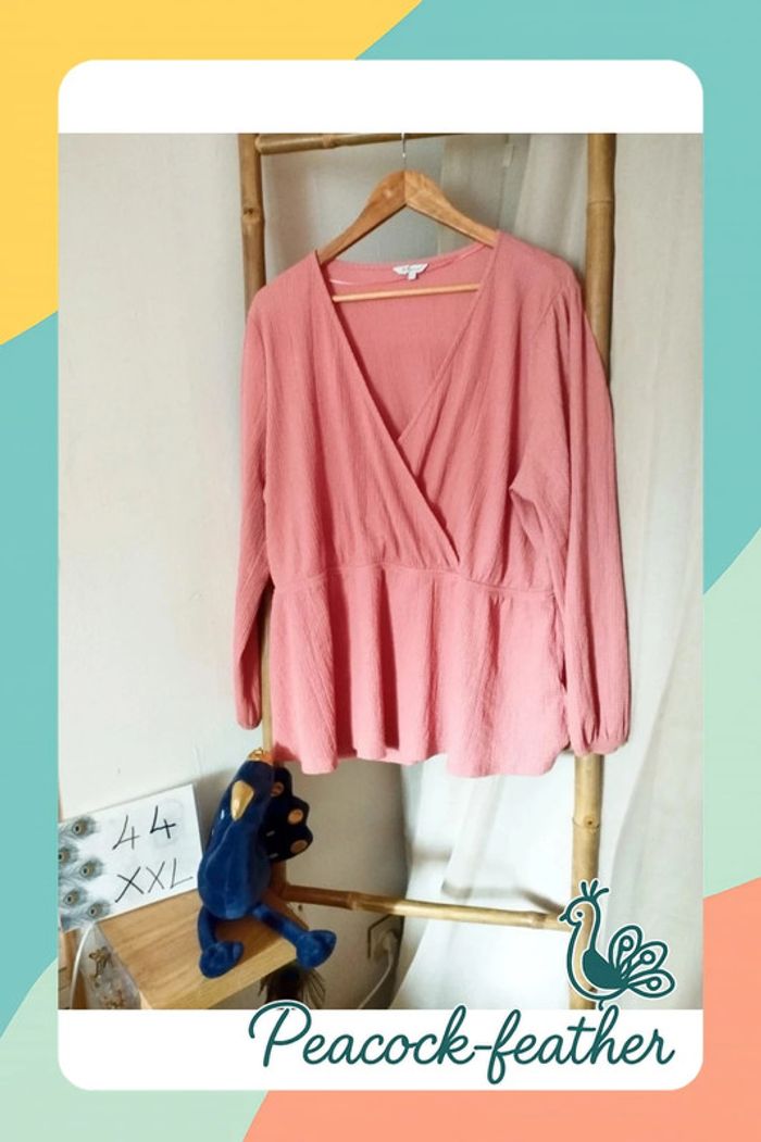 Blouse rose 44 xxl m&s mode