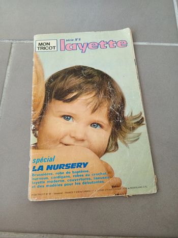 Magazine mon tricot layette crochet