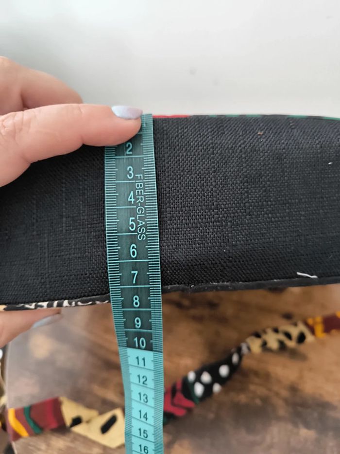 Sac en wax patché neuf - photo numéro 8