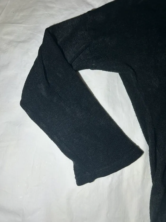 Blouse vintage noire - photo numéro 3
