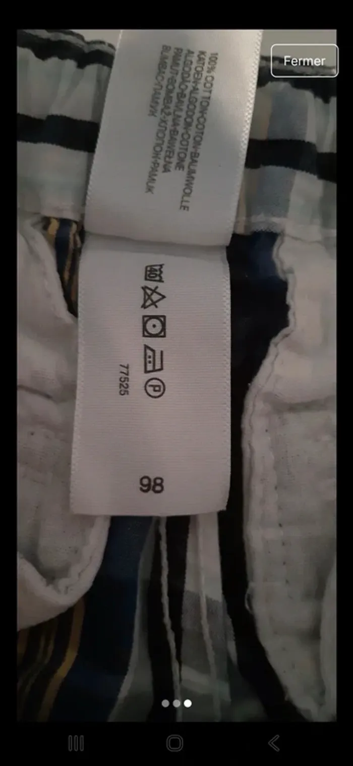 Short bermuda 98 cm 3 ans - photo numéro 3