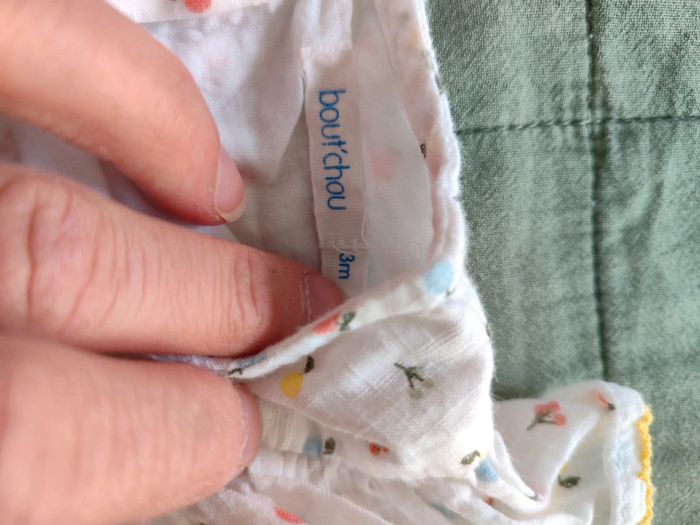 Joli robe d'été avec sa petite culotte de la marque Bout' chou - photo numéro 3