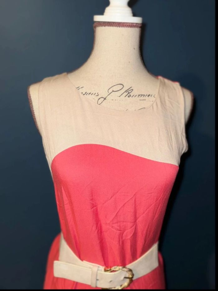 Robe corail mi long T34 - photo numéro 2