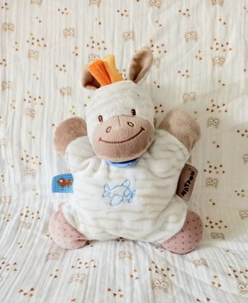 Doudou zèbre Nattou