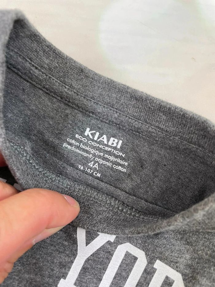 Lot de 2 T-shirts manches courtes garçon 4 ans Kiabi - photo numéro 3