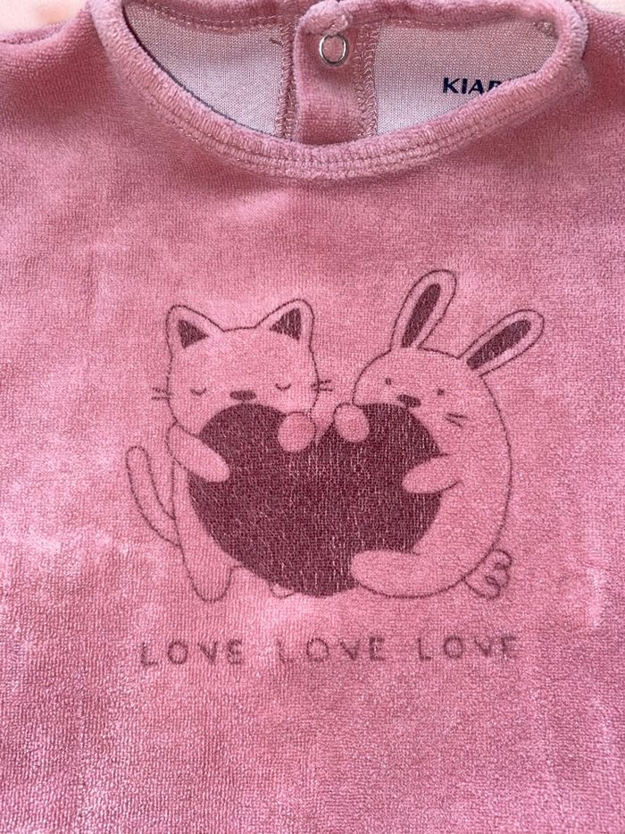 Pyjama « love » Kiabi 18 mois - photo numéro 4