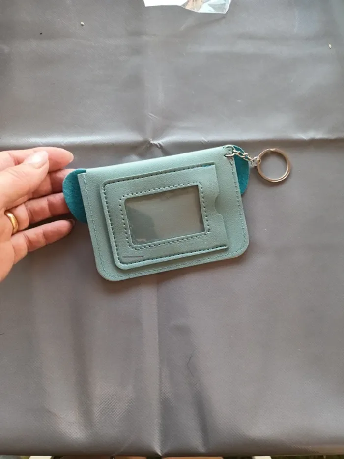 Porte monnaie bleu éléphant - photo numéro 3