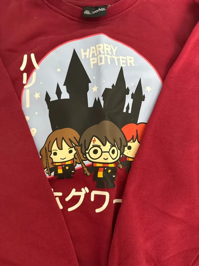 Pull Harry Potter mignon rouge - photo numéro 3
