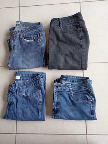 Lot de 4 jeans femme taille 38
