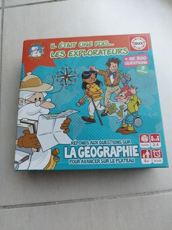 Jeu de société Il était une fois Géographie à partir de 6 ans- Marque EDUCA