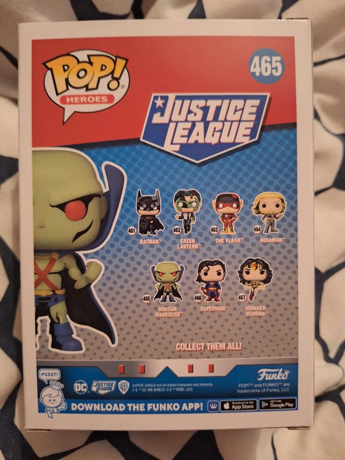 Funko pop justice league martian manhunter 465 - photo numéro 2