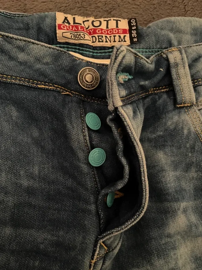 Short Alcott denin bleu jeans (p9) - photo numéro 3