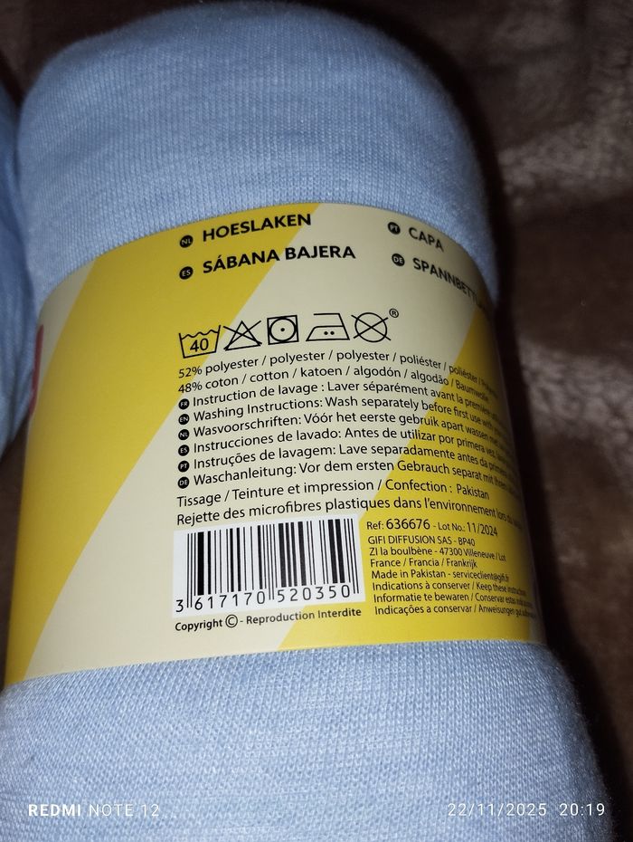 Drap housse neuf - photo numéro 3