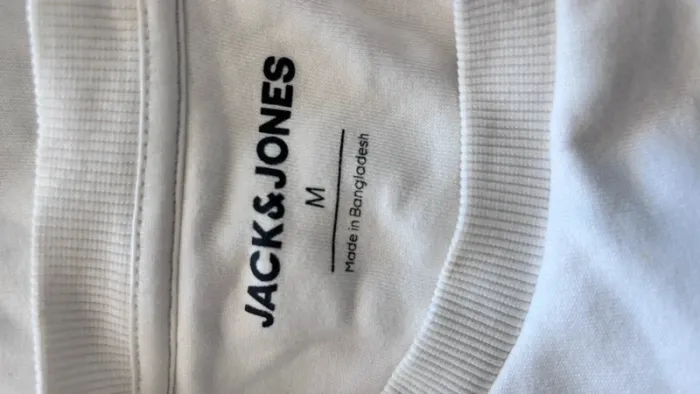 💕 sweat blanc taille m #jack&jones - photo numéro 4